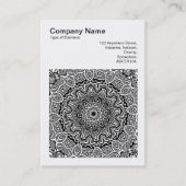 Vierkante foto (v3) - Abstracte caleidoscoop 07 Visitekaartje (Voorkant)