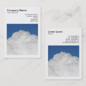 Vierkante foto (v3) - Cumulus Cloud Visitekaartje (Voorkant / Achterkant)
