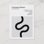 Vierkante foto (v3) - Curvy Line 02 Visitekaartje (Voorkant)