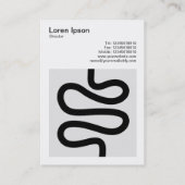 Vierkante foto (v3) - Curvy Line Visitekaartje (Achterkant)