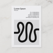 Vierkante foto (v3) - Curvy Line Visitekaartje (Achterkant)