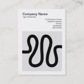 Vierkante foto (v3) - Curvy Line Visitekaartje (Voorkant)