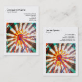 Vierkante foto (v3) - Ferris Wheel 02 Visitekaartje (Voorkant / Achterkant)