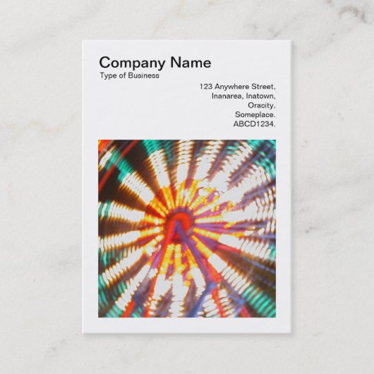 Vierkante foto (v3) - Ferris Wheel 02 Visitekaartje (Voorkant)