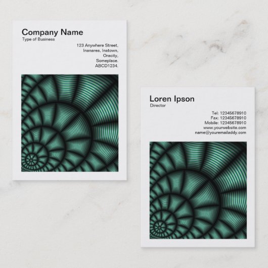 Vierkante foto (v3) - Fractal Design 02 Visitekaartje (Voorkant / Achterkant)