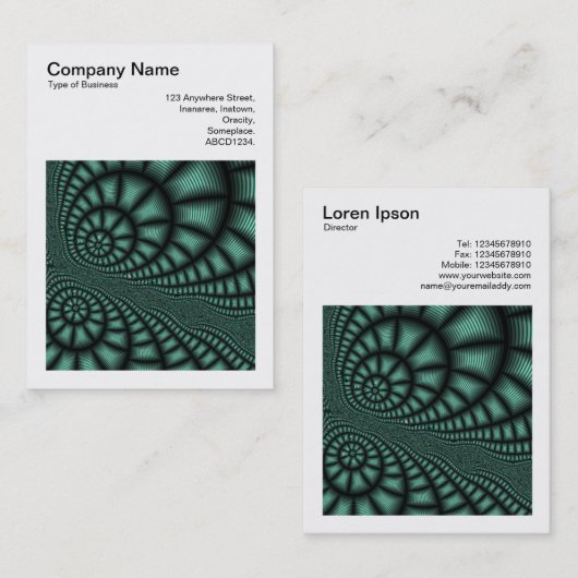 Vierkante foto (v3) - Fractal Design Visitekaartje (Voorkant / Achterkant)