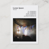 Vierkante foto (v3) - in concert visitekaartje (Achterkant)