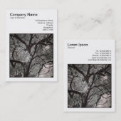 Vierkante foto (v3) - Magnolia Tree Branches Visitekaartje (Voorkant / Achterkant)