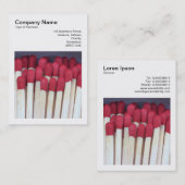 Vierkante foto (v3) - Matches 02 Visitekaartje (Voorkant / Achterkant)