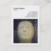 Vierkante foto (v3) - Phrenology Head Visitekaartje (Achterkant)