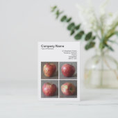 Vierkante foto (v3) - Vier appels Visitekaartje (Staand voorkant)