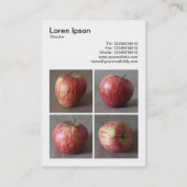 Vierkante foto (v3) - Vier appels Visitekaartje (Achterkant)