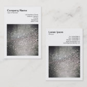 Vierkante foto (v3) - Waterdruppels op glas 02 Visitekaartje (Voorkant / Achterkant)