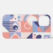 Vierkante geometrische vormen Achtergrond. estheti Case-Mate iPhone Case (Achterkant (horizontaal))
