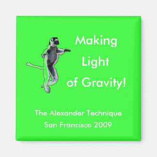 Vierkante groene magneet