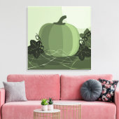 Vierkante groene pompoen keukenmuur decoratie (Insitu (Woonkamer))