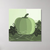 Vierkante groene pompoen keukenmuur decoratie (Voorkant)