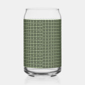 Vierkante groene textuur tegel Classic mode Gift C Blikvorm Glas (Rechts)