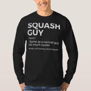 Vierkante Guy Definition Squash Player T-shirt