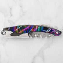 Vierkante hoeken en kleurrijke neonvlekken