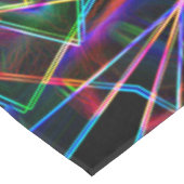Vierkante hoeken en kleurrijke neonvlekken tafelkleed (Gekanteld)