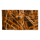 Vierkante hoeken en 'neon'-sinaasappels kussensloop (Achterkant-Rechts)