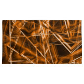 Vierkante hoeken en 'neon'-sinaasappels kussensloop (Voorkant-Rechts)