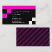 vierkante hoeken visitekaartje (Voorkant / Achterkant)