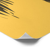 Vierkante horloges terug poster (Hoek)