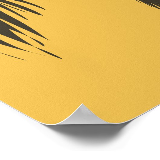 Vierkante horloges terug poster (Hoek)