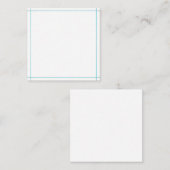 Vierkante Kaart Sjabloon (Voorkant / Achterkant)