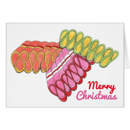 Vierkante kerst Klassic Ribbon Hard Snoep Holiday
