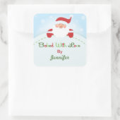 Vierkante Kerstmis Santa Baking label Stickers (Tas)