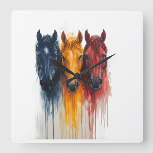 . VIERKANTE KLOK (Voorkant)