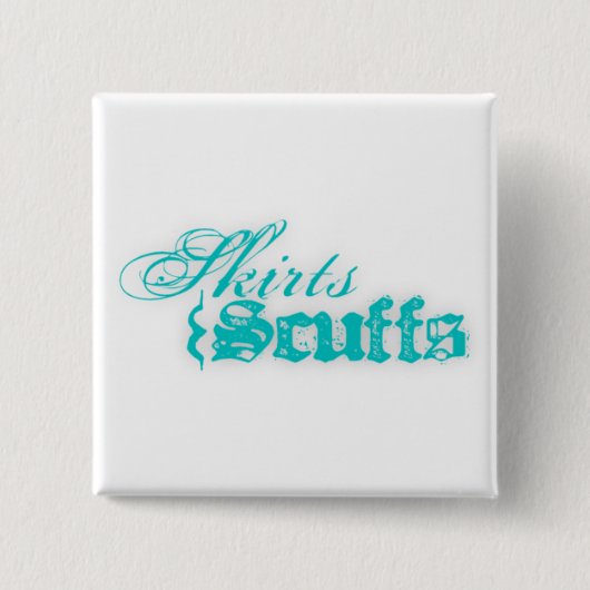 Vierkante knop button 5,1 cm (Voorkant)