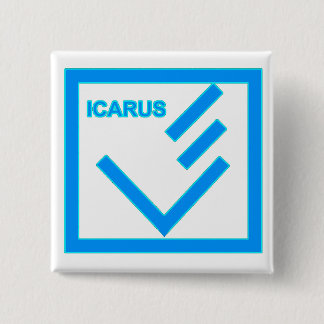 vierkante knop vierkante button 5,1 cm