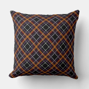 Vierkante kussen Jimette Design rood oranje wit