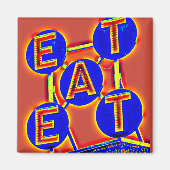 vierkante magneet (Voorkant)