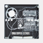 Vierkante magneet - Gepersonaliseerd (Voorkant)