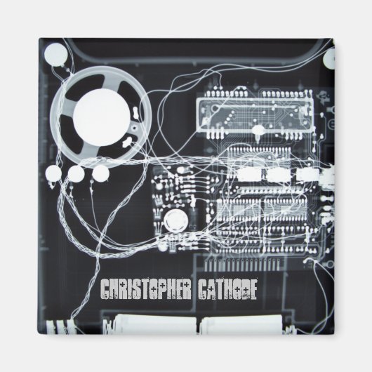 Vierkante magneet - Gepersonaliseerd (Voorkant)