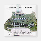 Vierkante magneet - Gepersonaliseerd (Voorkant)