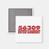 Vierkante magneet - Gepersonaliseerd (Voorkant / Achterkant)