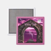 Vierkante magneet - Gepersonaliseerd - Gepersonali (Voorkant / Achterkant)