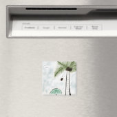 Vierkante magneet-kokosnoot magneet (Insitu (Vaatwasser))