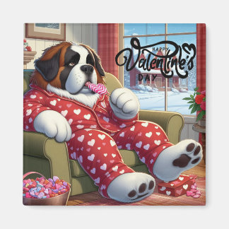 Vierkante Magneet / Valetine thema