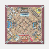 VIERKANTE MAGNEET VAN DINGEN OM TE DOEN IN WINSLOW (Voorkant)