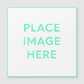 Vierkante magnetische Kaart van 5,25 inch x 5,25 i (Voorkant)