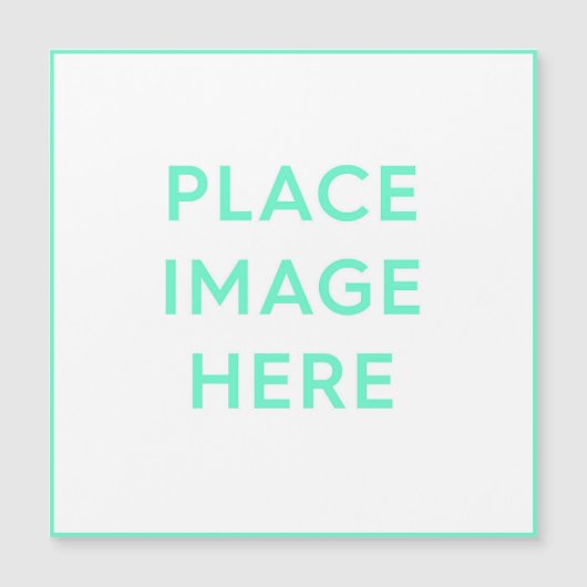 Vierkante magnetische Kaart van 5,25 inch x 5,25 i (Voorkant)