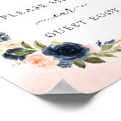 Vierkante marinegebak van het marineslag poster (Hoek)