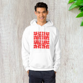 Vierkante Mesh Mannen Hoodie